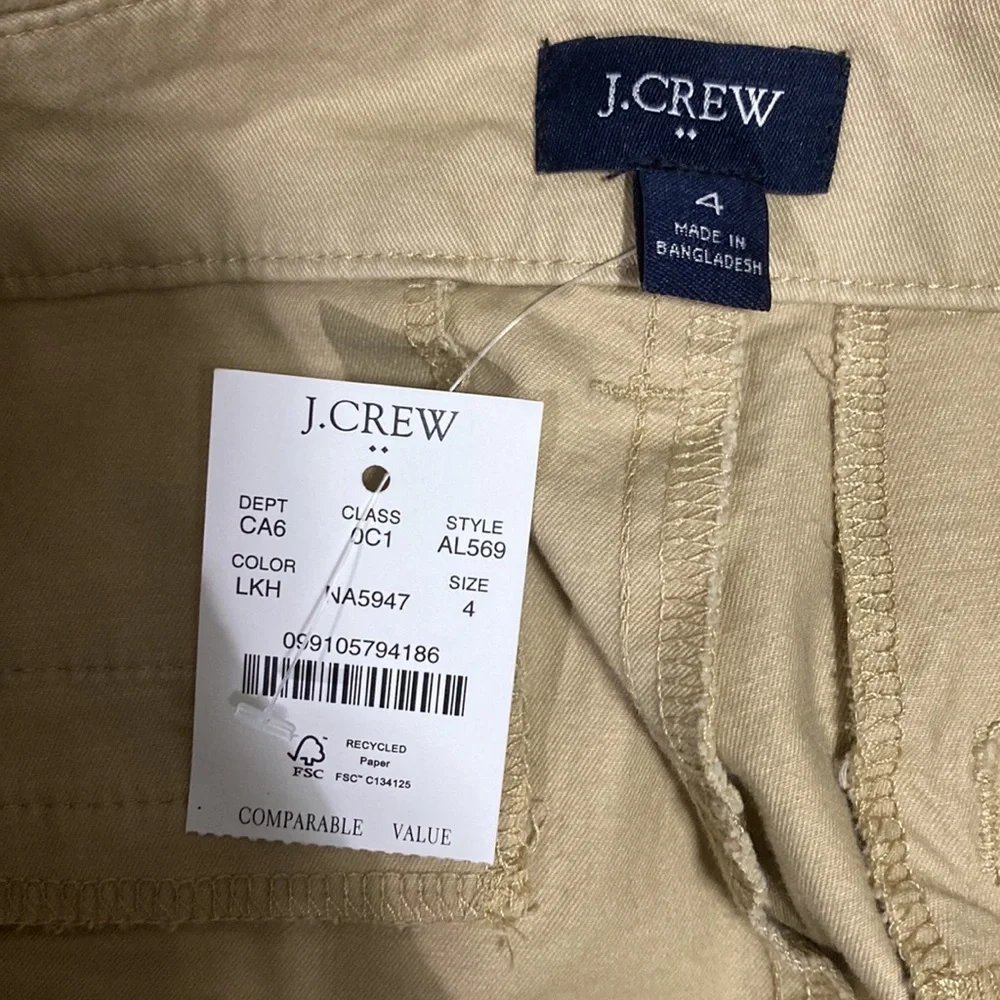 NWT! J. Crew‎ Khaki Shorts